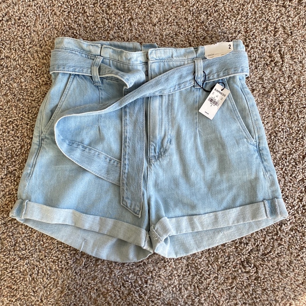 High rise shorts